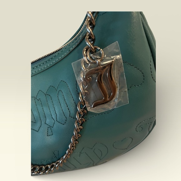 NWT Juicy Couture Teal Crossbody Bag - Picture 3 of 7